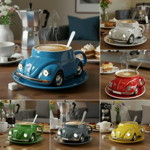 Beetle Shaped Coffee Cup Coffee Lover Gift