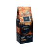 Leaf Peeper organic pumpkin spice flavored coffee bag with autumn forest and mountain scene
